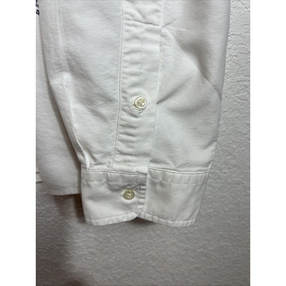 RARE RALPH LAUREN THICK WHITE WINGED WING FOOT BUTTON DOWN 1932 OXFORD SHIRT XXL - Picture 9 of 13